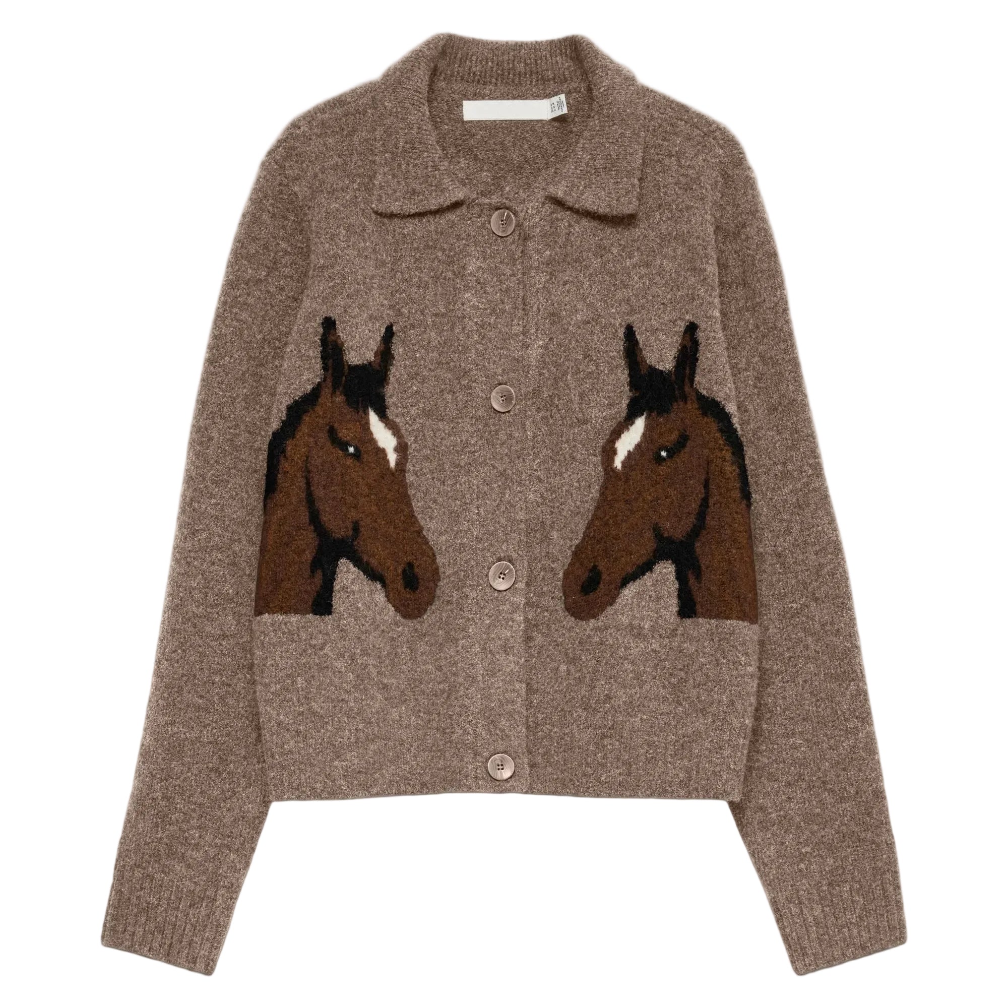 VM CAVALLO POLO CARDIGAN - FOSSIL
