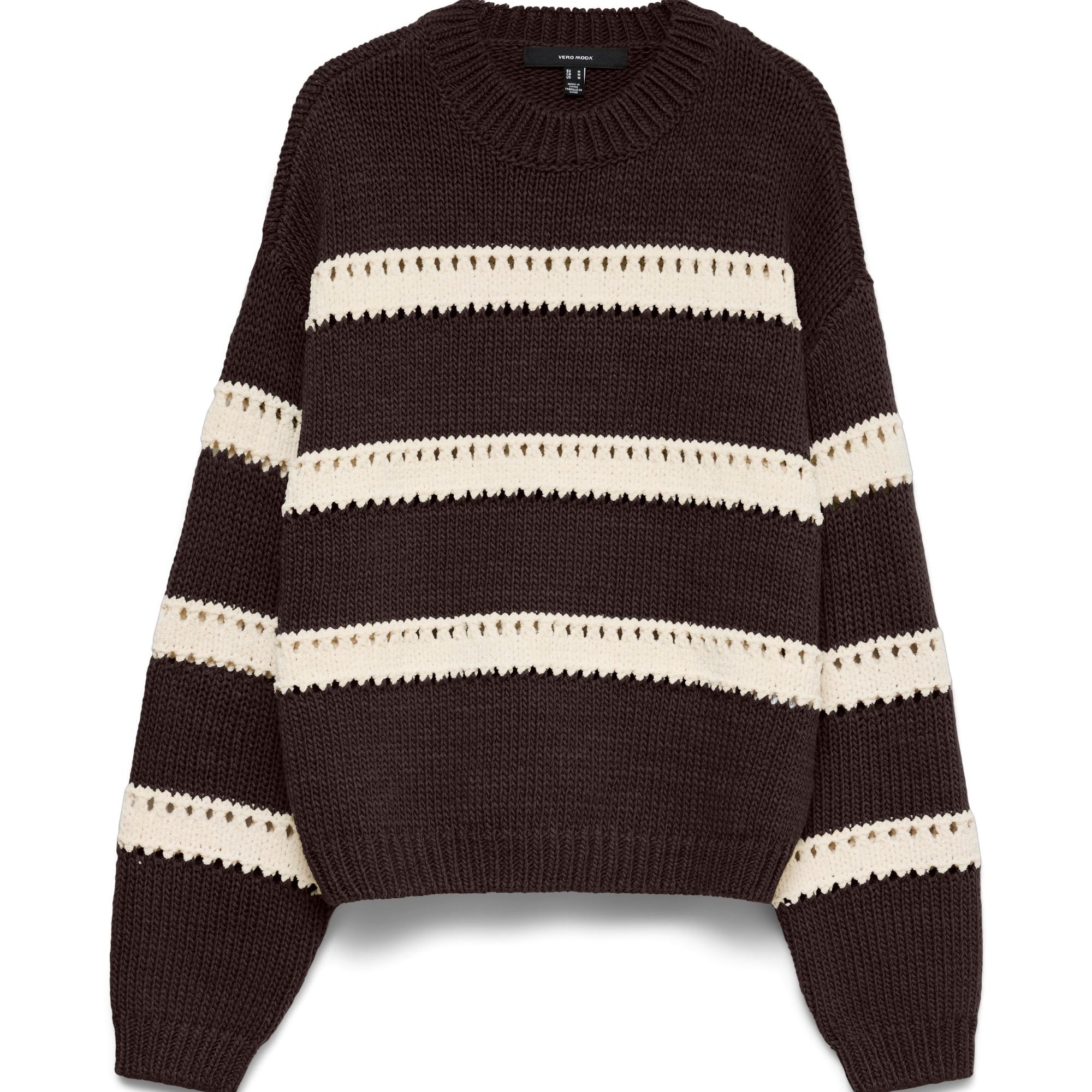 VM LILLOAN O NECK PULLOVER - CHOCOLATE TORTE