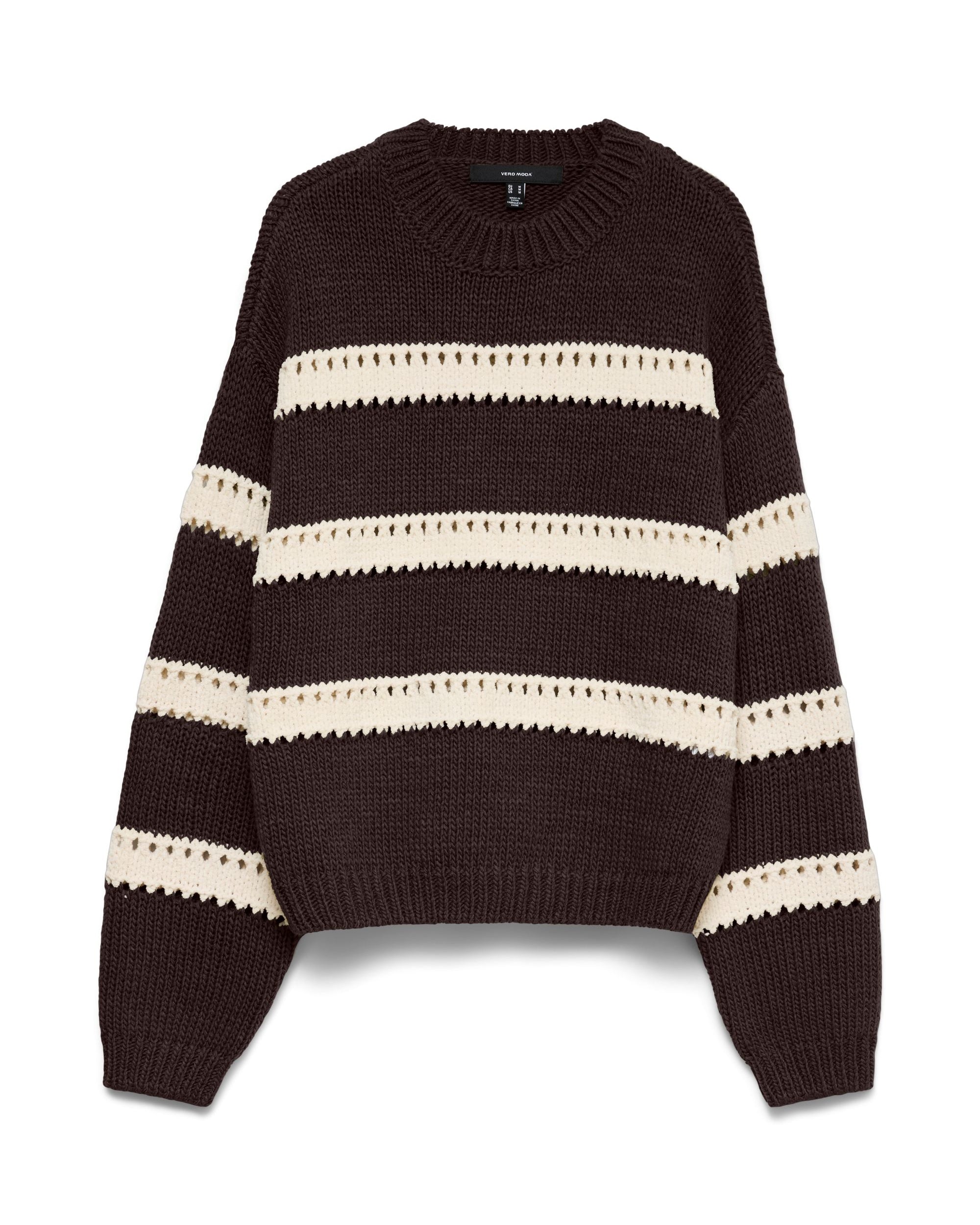 VM LILLOAN O NECK PULLOVER - CHOCOLATE TORTE