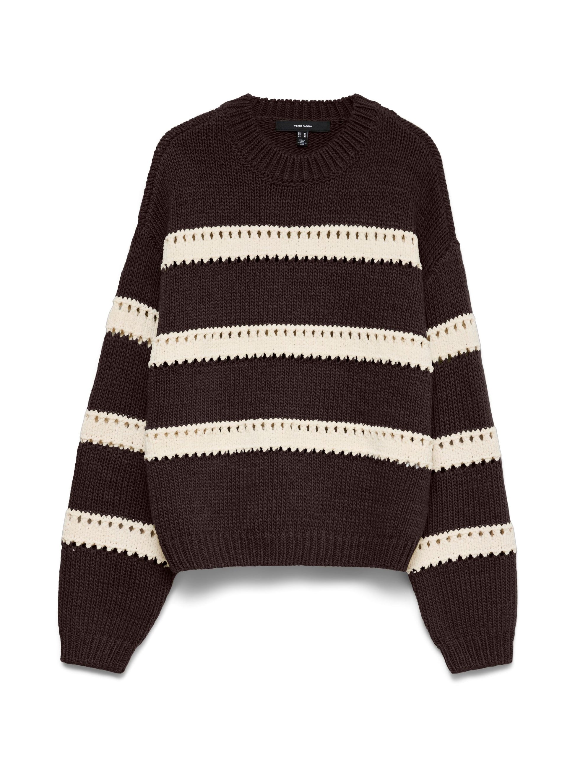 VM LILLOAN O NECK PULLOVER - CHOCOLATE TORTE