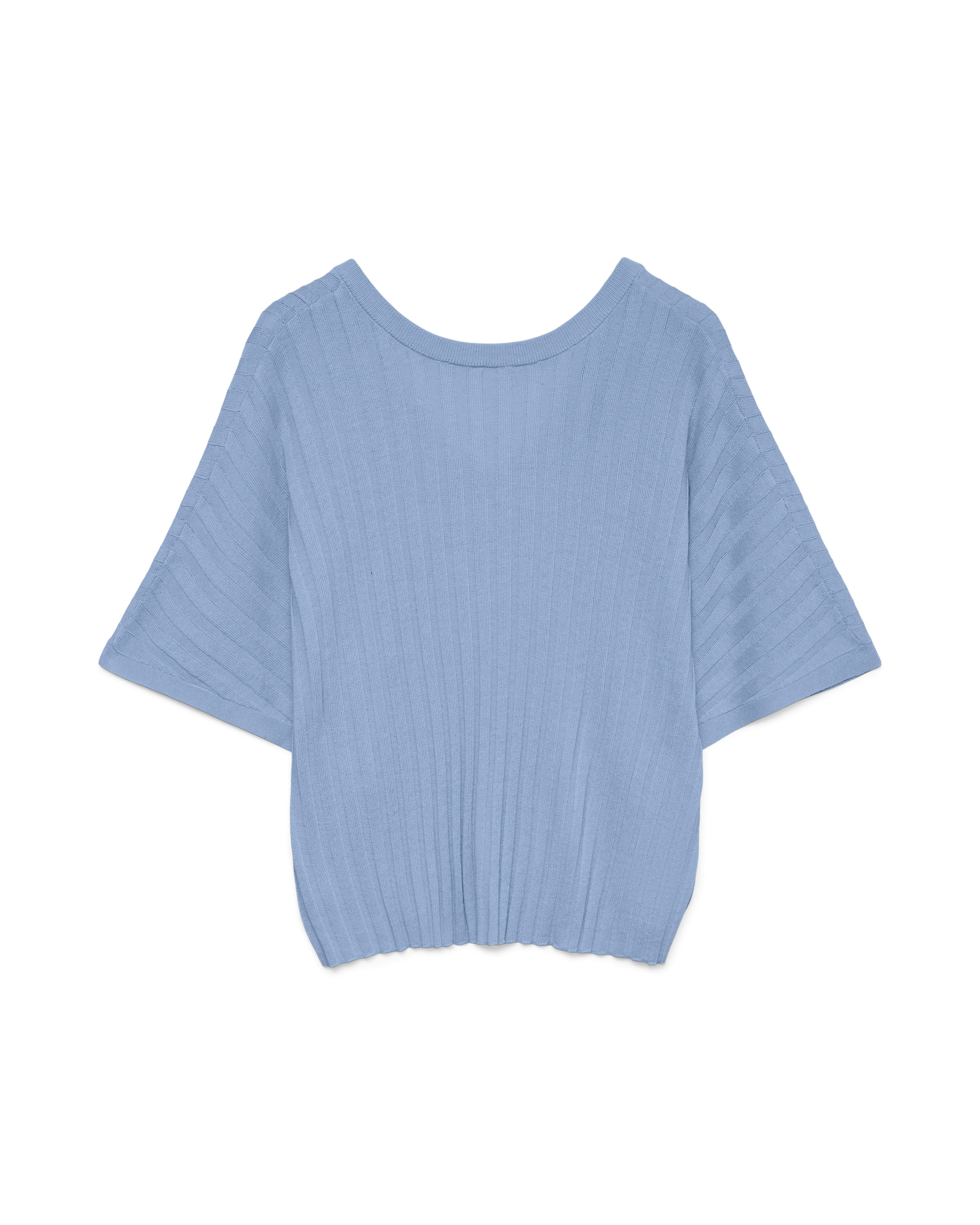 VM BARBADOS SS V-BACK PULLOVER - BRUNNERA BLUE