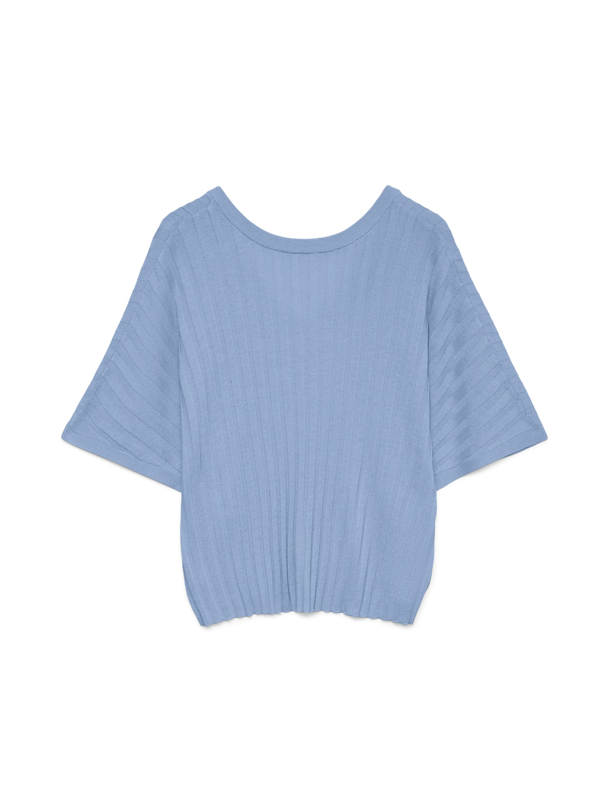 VM BARBADOS SS V-BACK PULLOVER - BRUNNERA BLUE