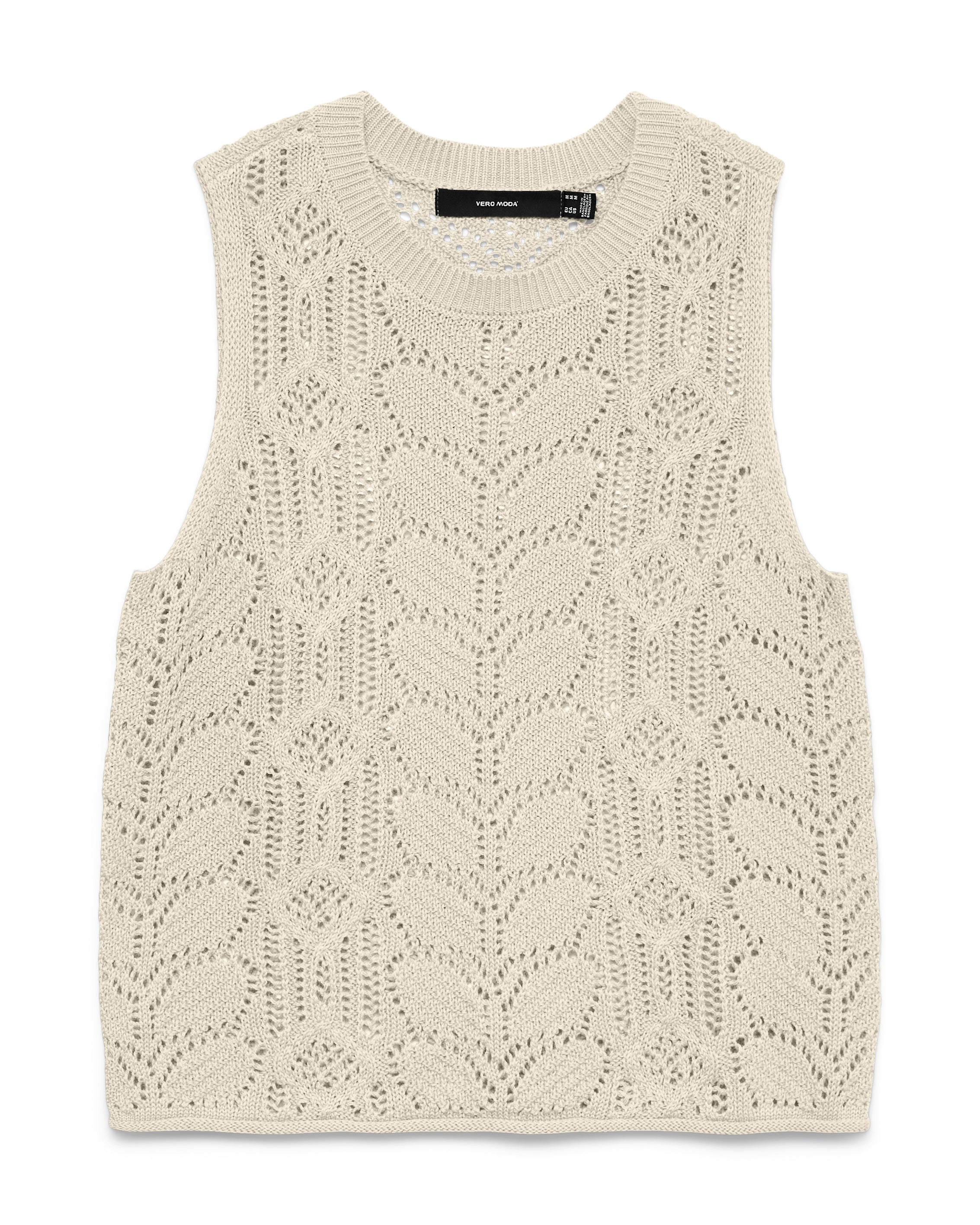 VM MARINA O NECK KNIT TANK - BIRCH