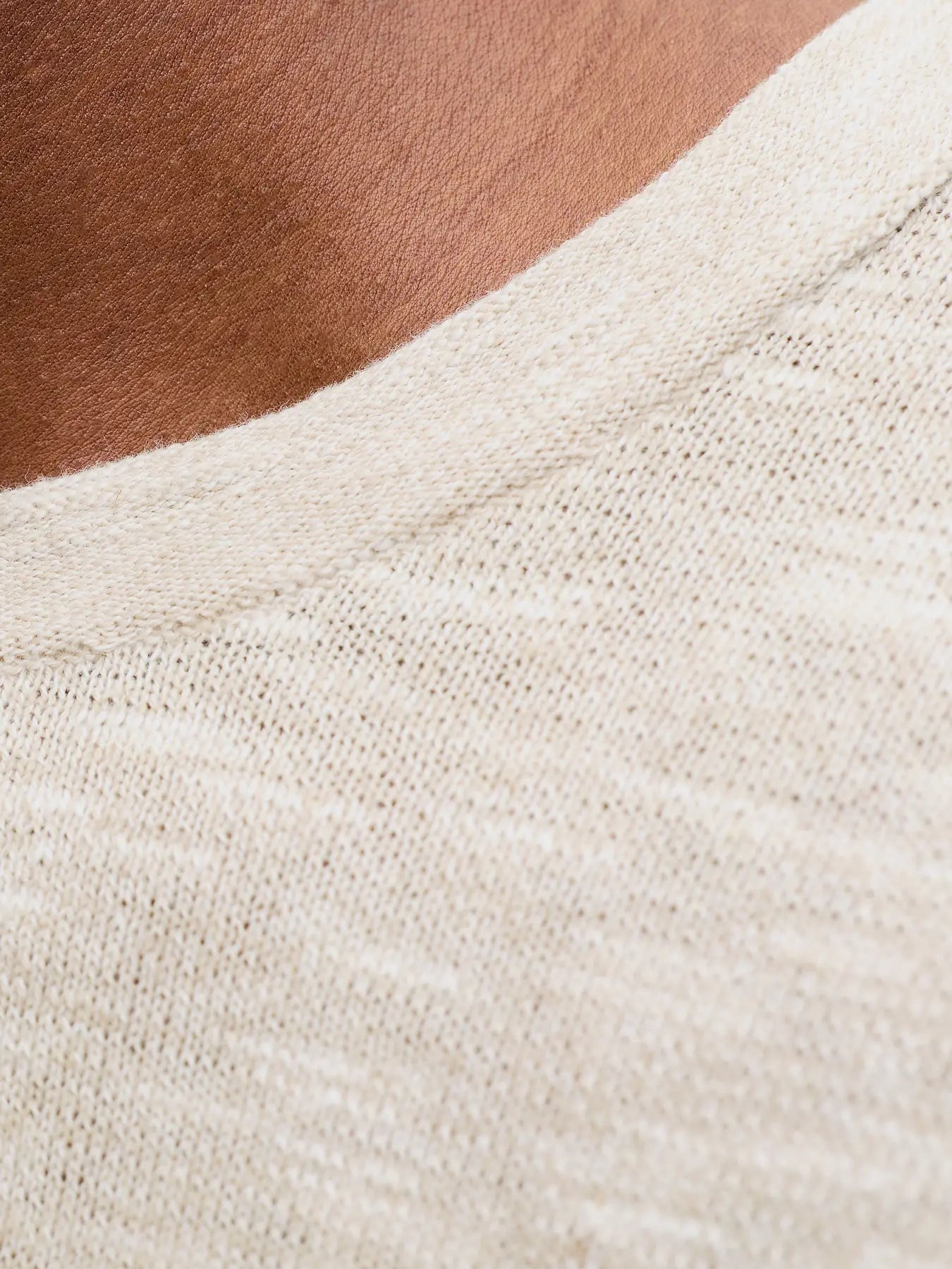 JJ SUMMER KNIT CREW NECK - WHITE