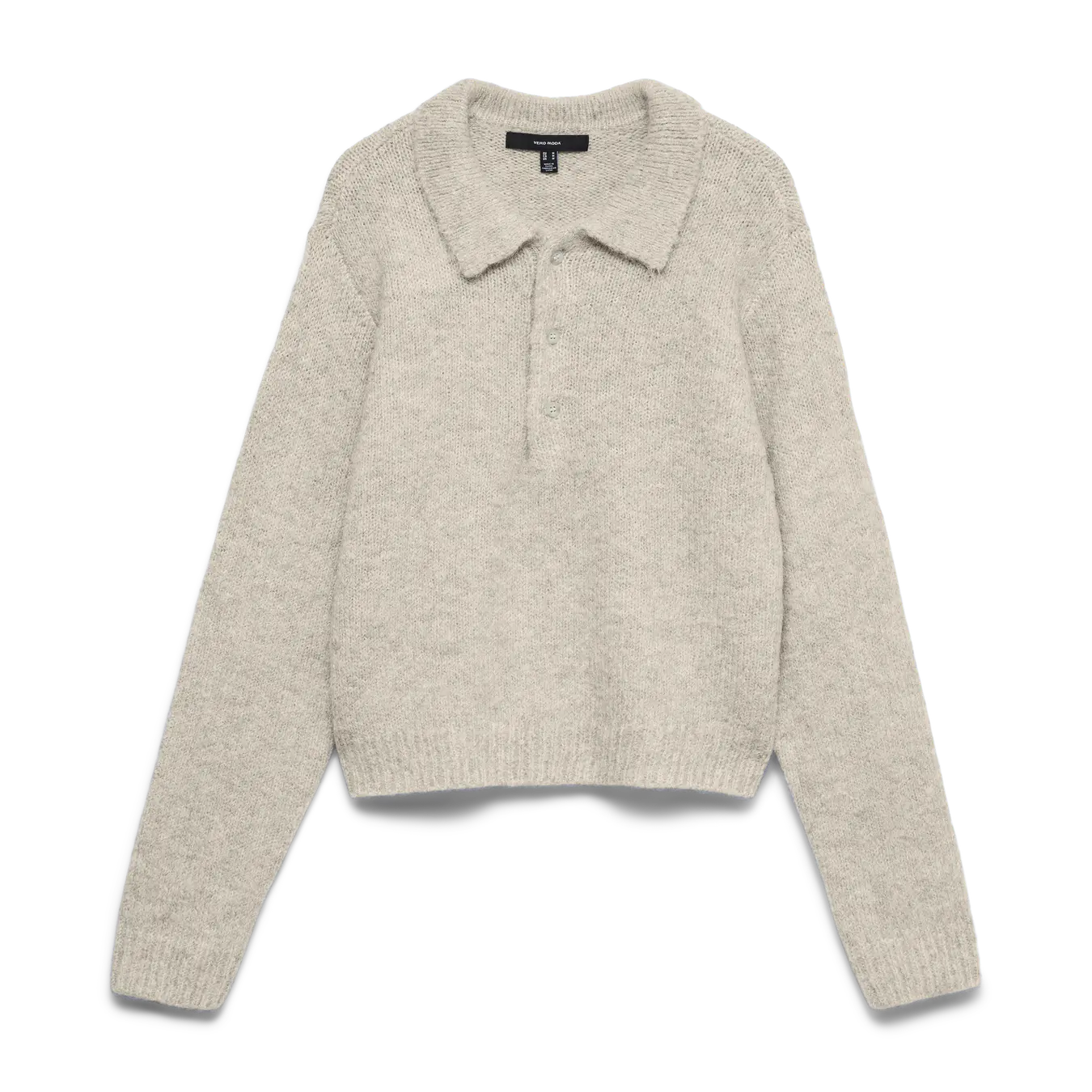 VM CORA LS V NECK PULLOVER - BIRCH