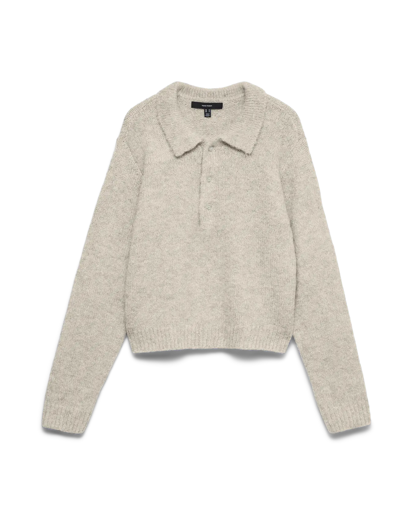 VM CORA LS V NECK PULLOVER - BIRCH