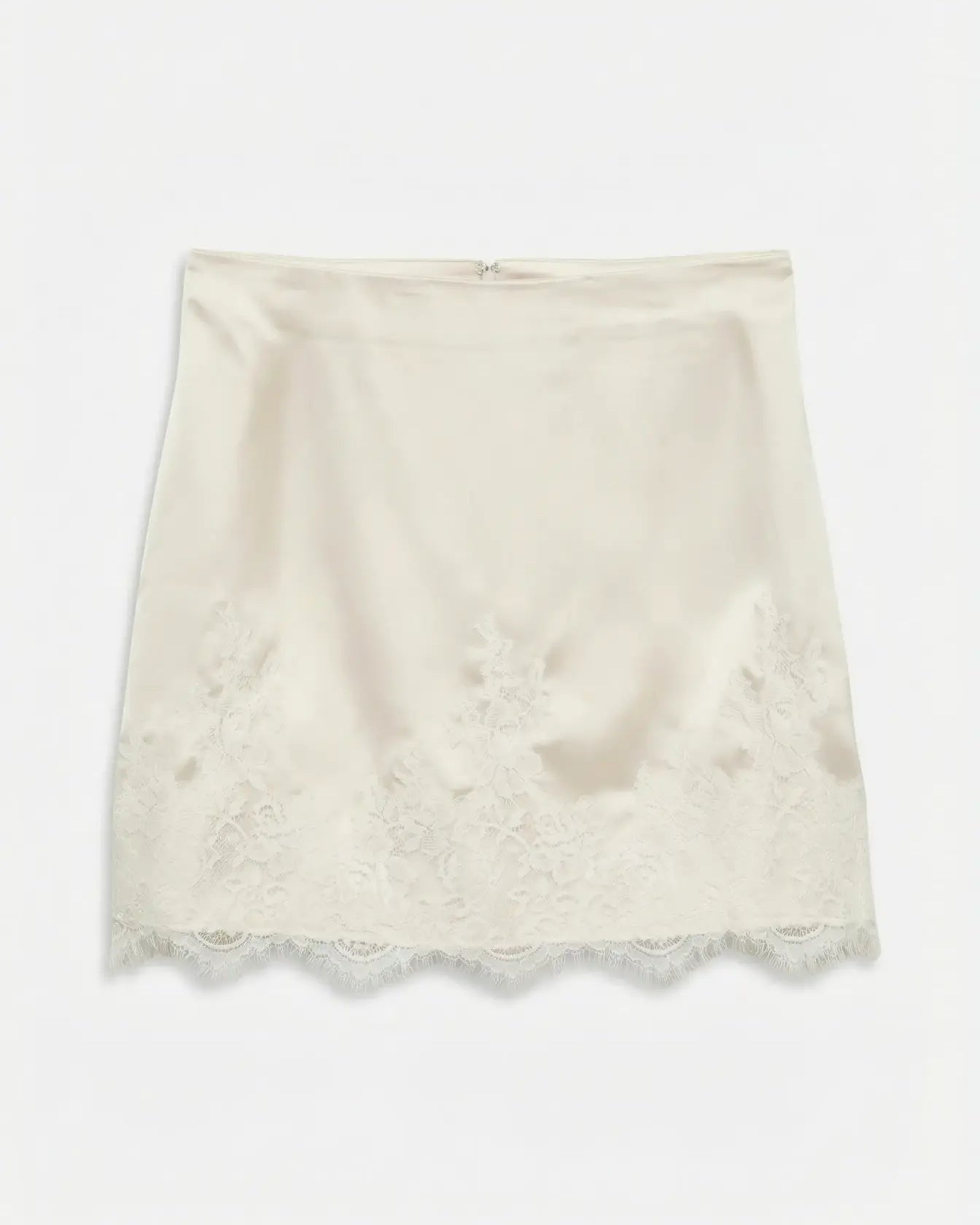 VM ROSE LACE SKIRT - SAND DOLLAR