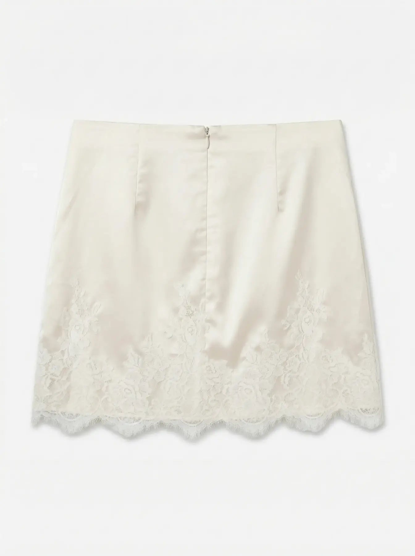 VM ROSE LACE SKIRT - SAND DOLLAR