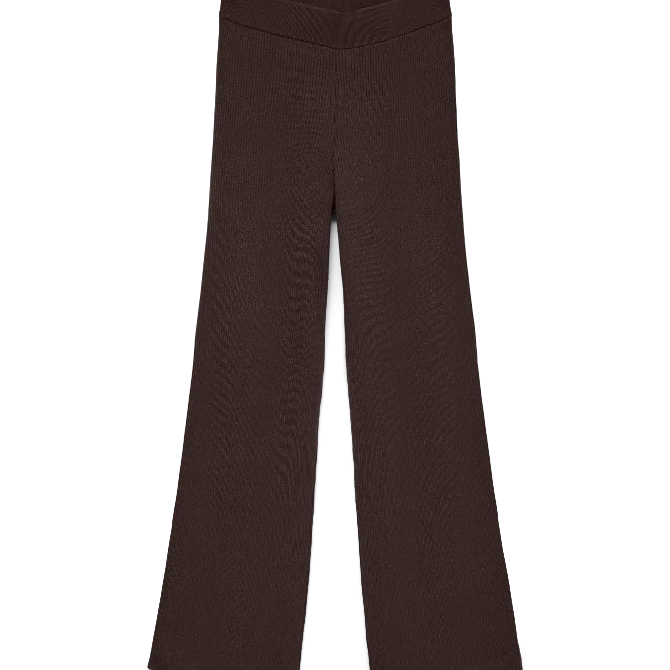 VM GOLD LUX RIBBED PANT - CHOCOLATE TORTE