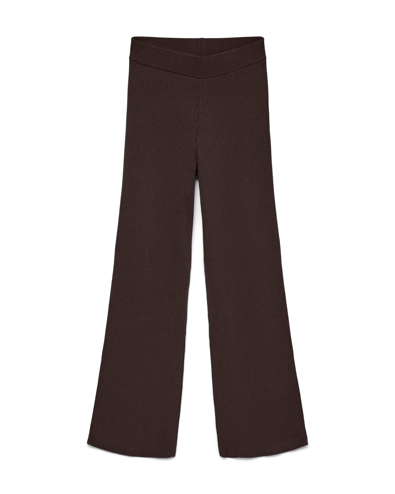 VM GOLD LUX RIBBED PANT - CHOCOLATE TORTE