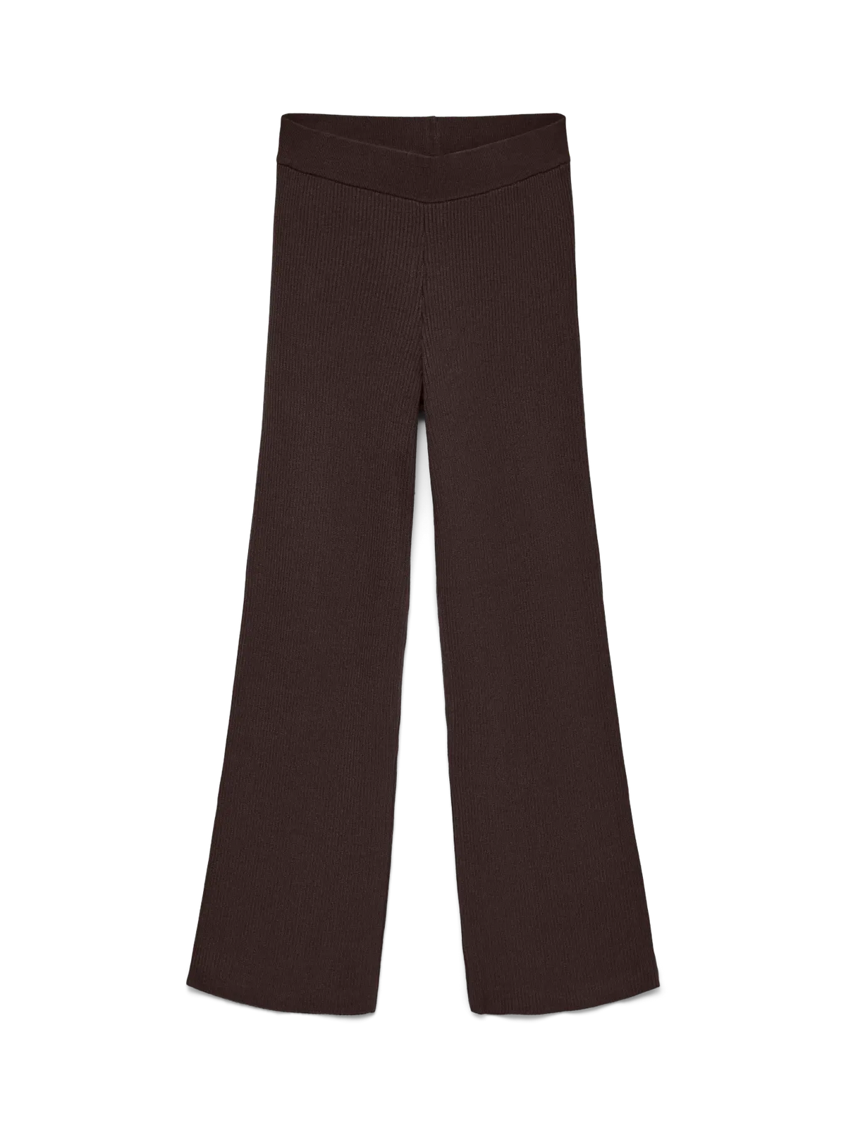 VM GOLD LUX RIBBED PANT - CHOCOLATE TORTE