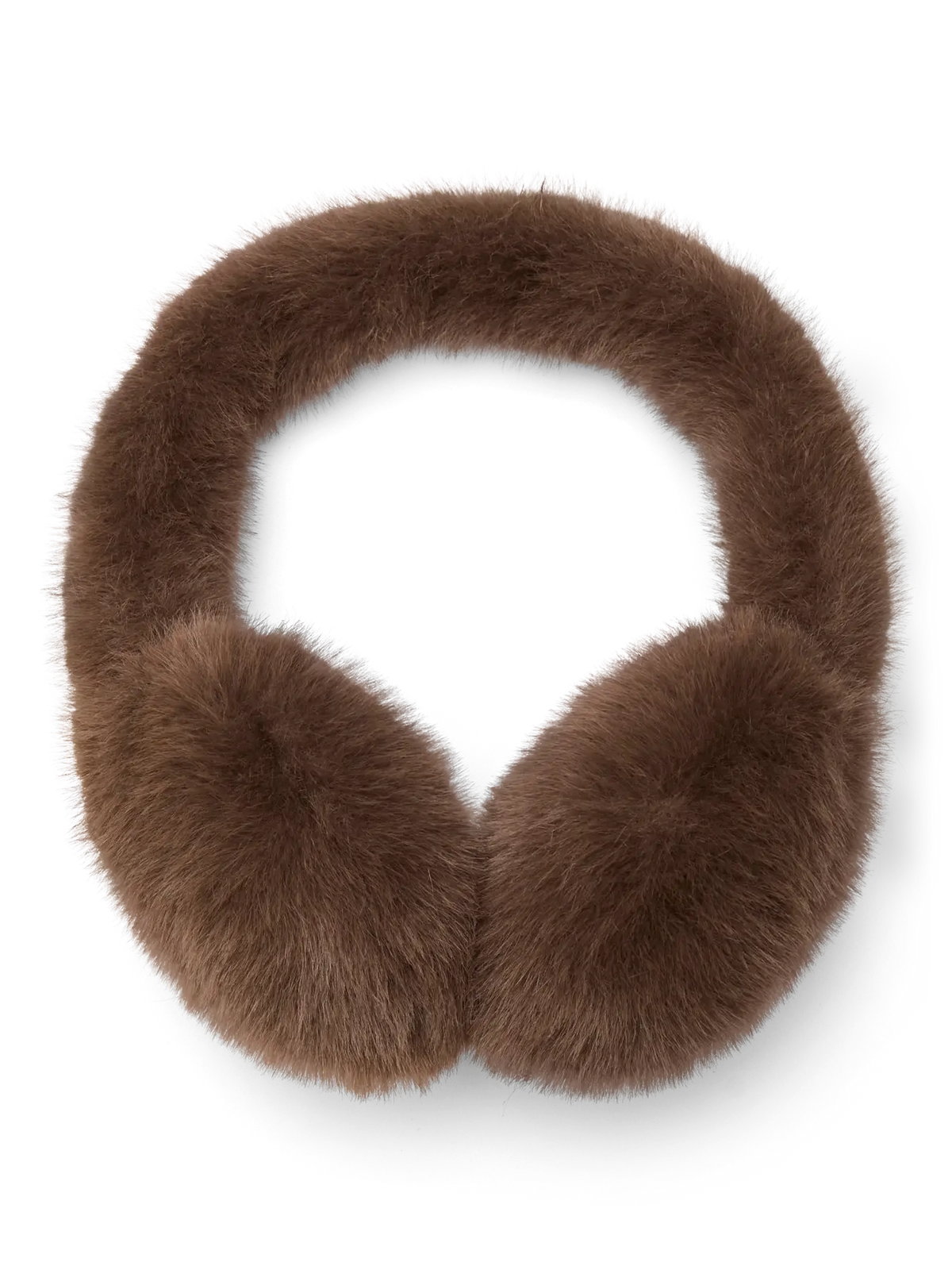VM KAJA FAUX FU EAR MUFFS - PINECONE