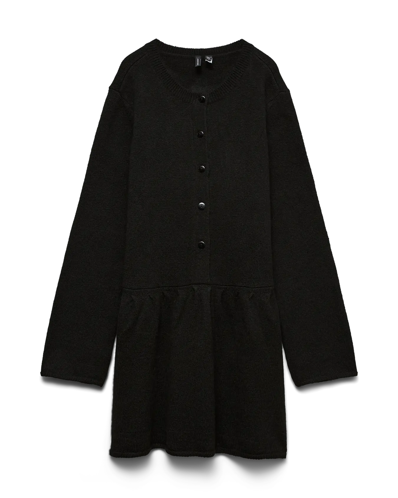 VM EVELINA SHORT KNIT DRESS - BLACK