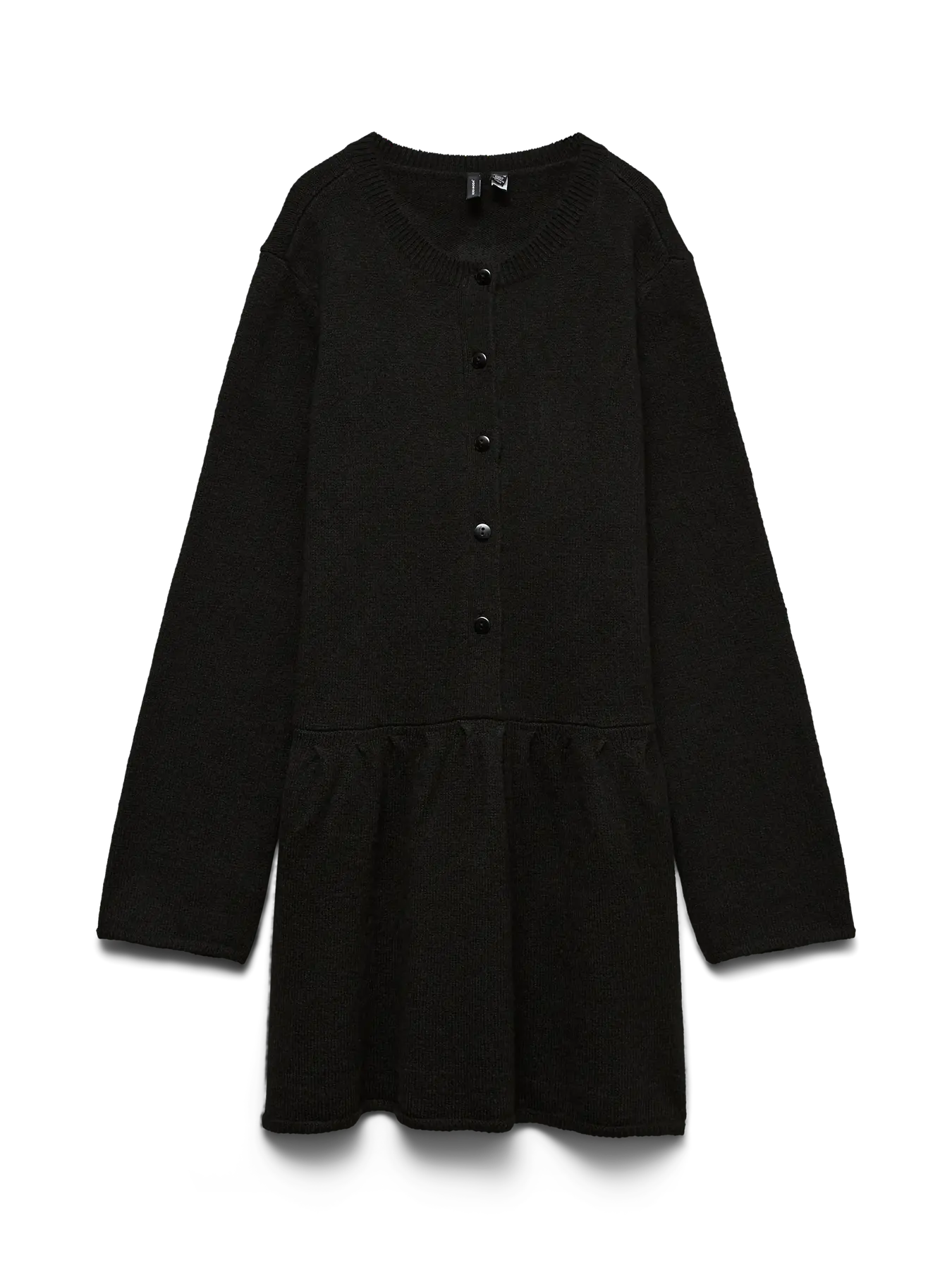 VM EVELINA SHORT KNIT DRESS - BLACK