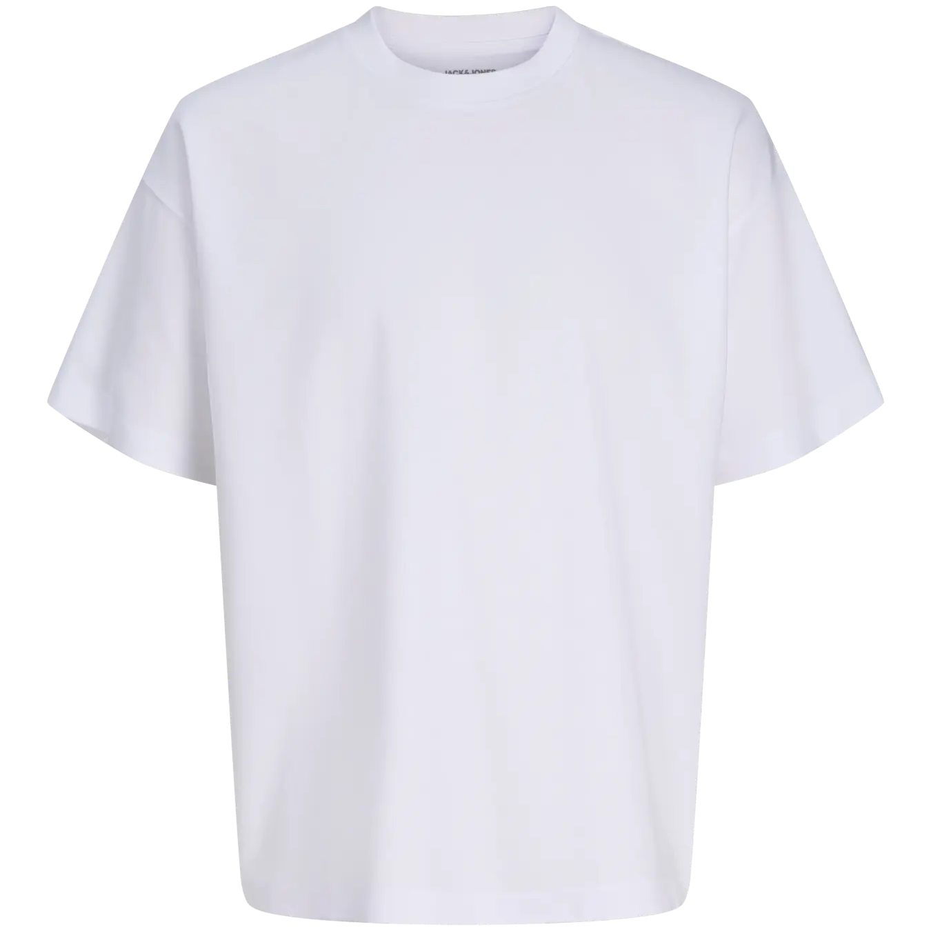JJ BARRON O NECK TEE - WHITE