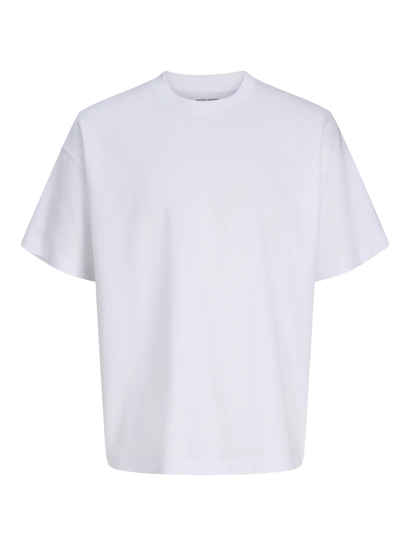 JJ BARRON O NECK TEE - WHITE