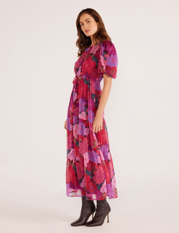 LEXIE MIDI DRESS - FLORAL BLOOMS