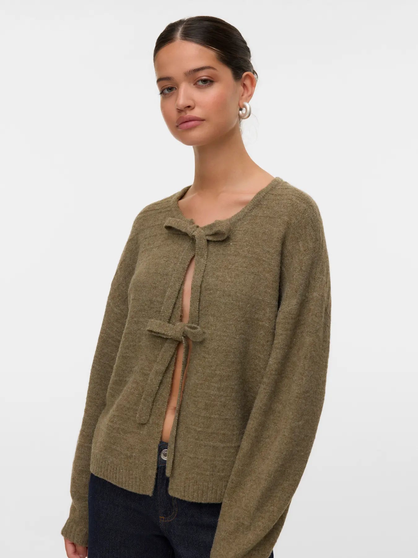 VM BOOM TIE CARDIGAN - MERMAID