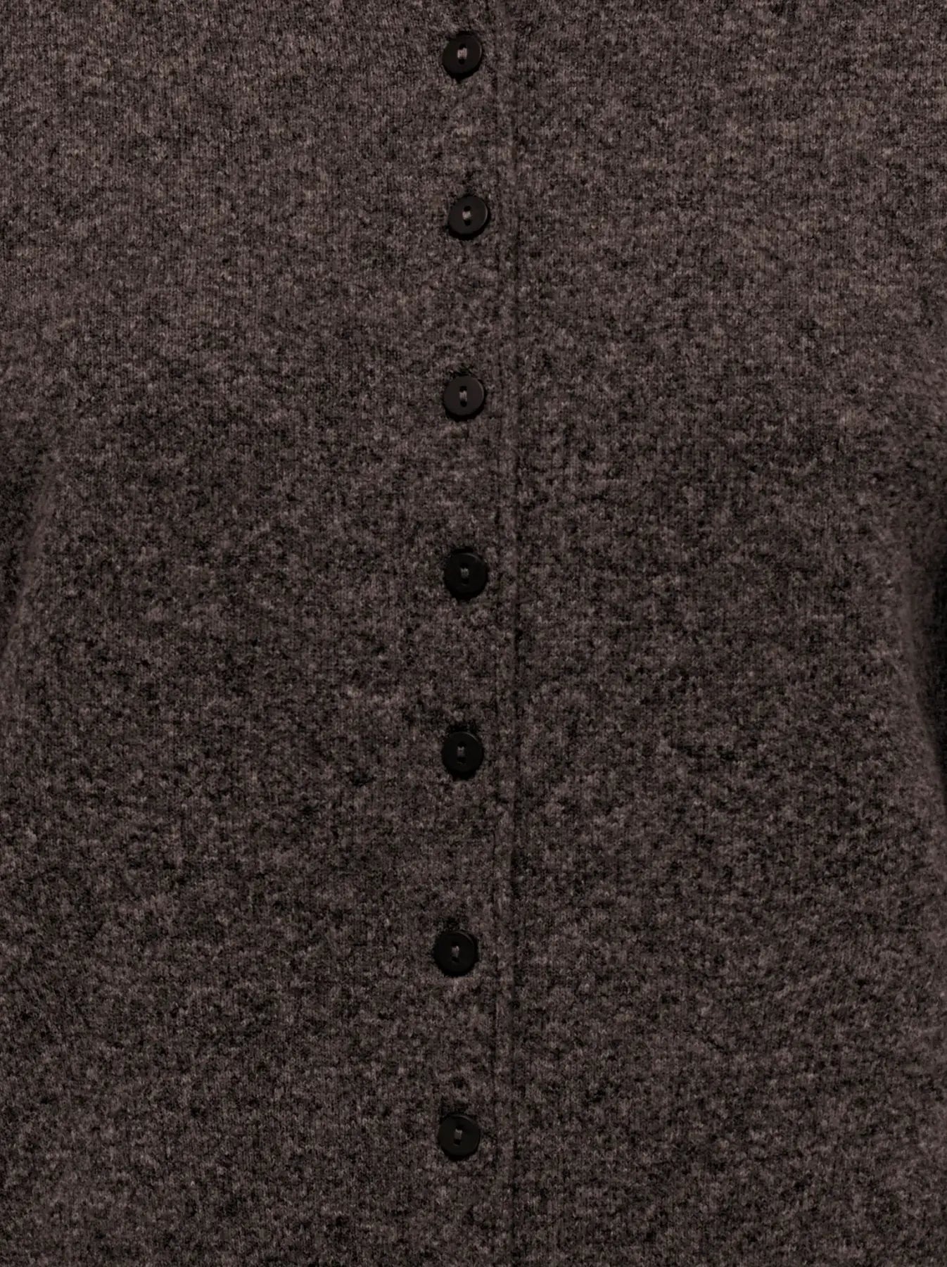 ONLY LOYAL O NECK CARDIGAN - CHOCOLATE TORTE