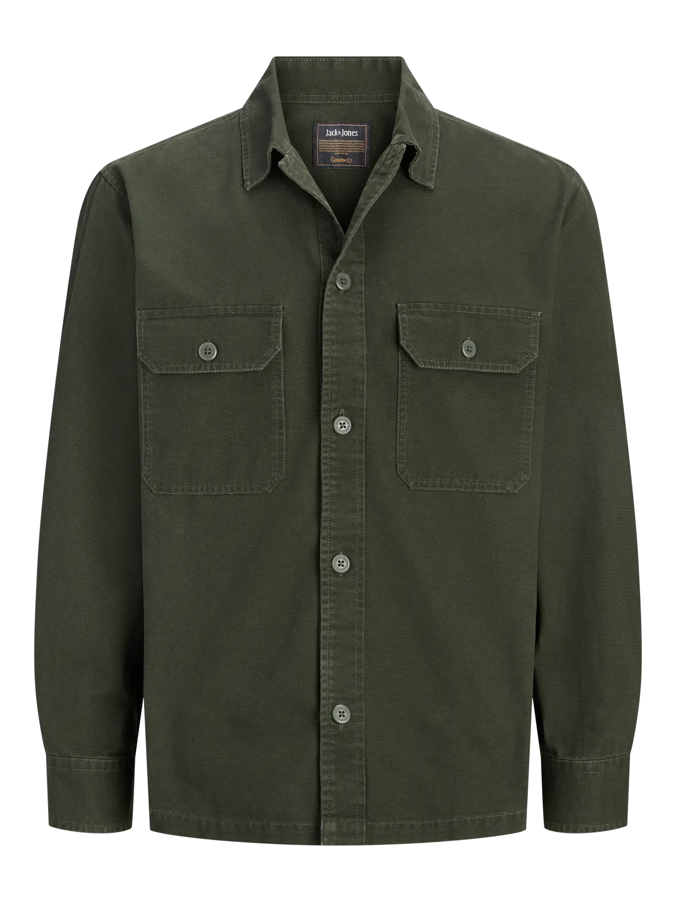 JJ COLTEN CANVAS OVERSHIRT - ROSIN