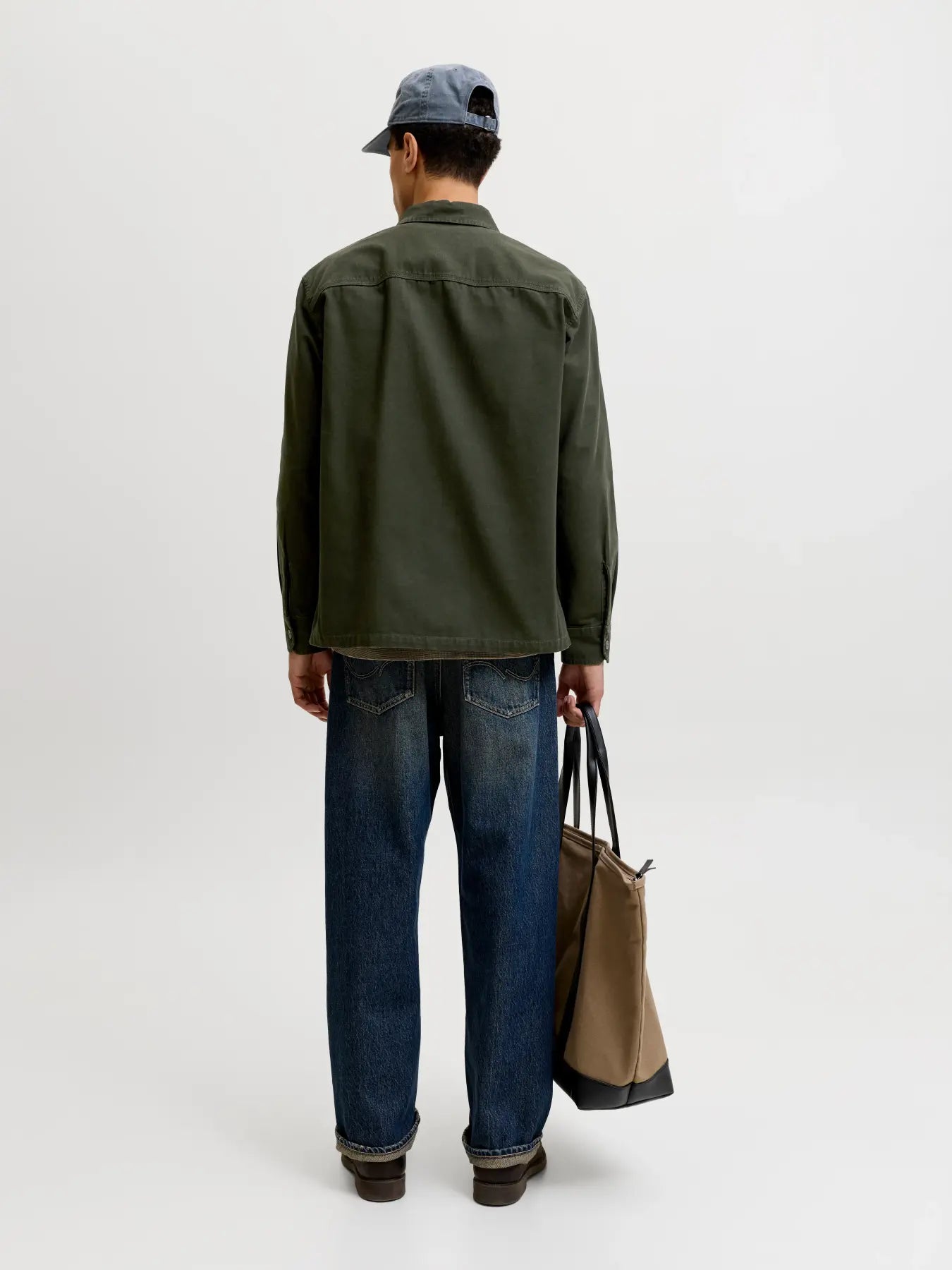 JJ COLTEN CANVAS OVERSHIRT - ROSIN