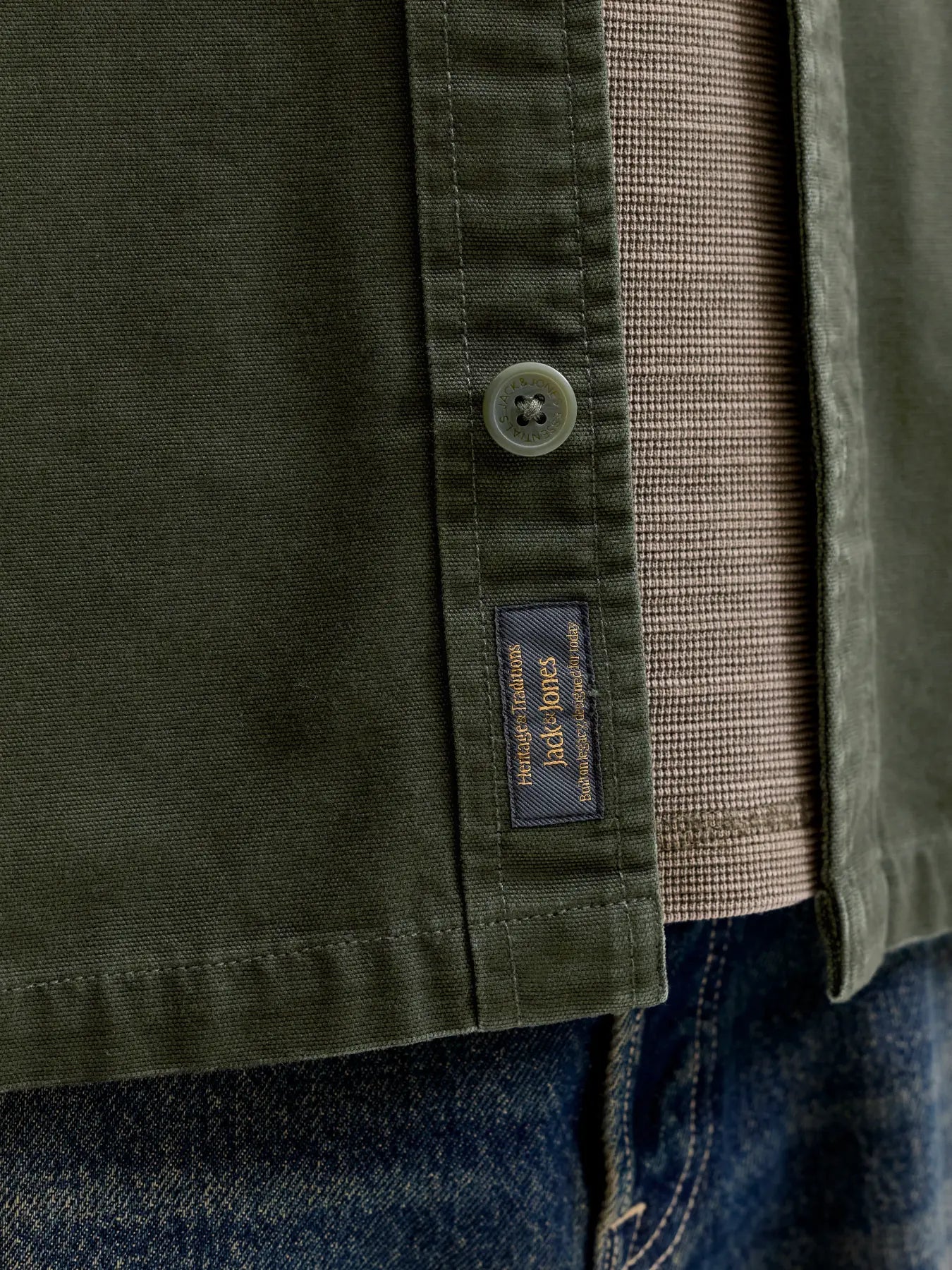 JJ COLTEN CANVAS OVERSHIRT - ROSIN