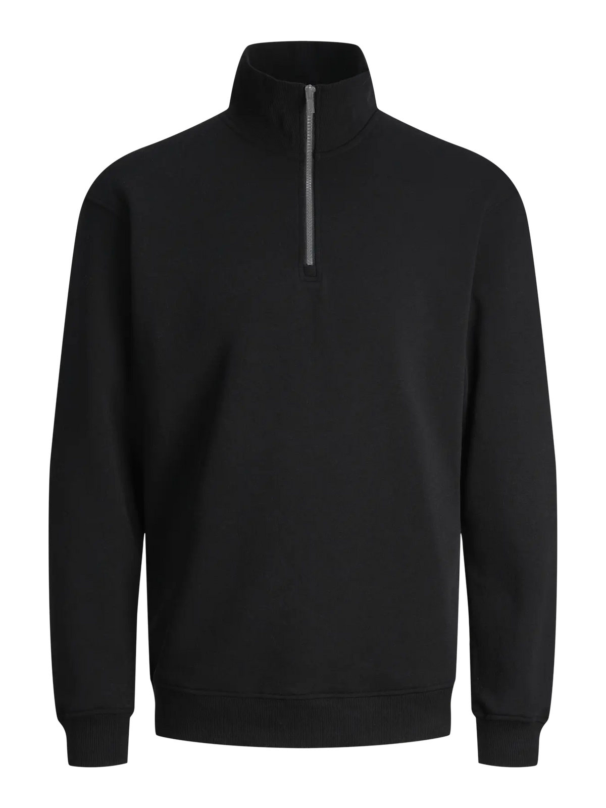 JJ BRADLEY SWEAT HALF ZIP PULLOVER - BLACK