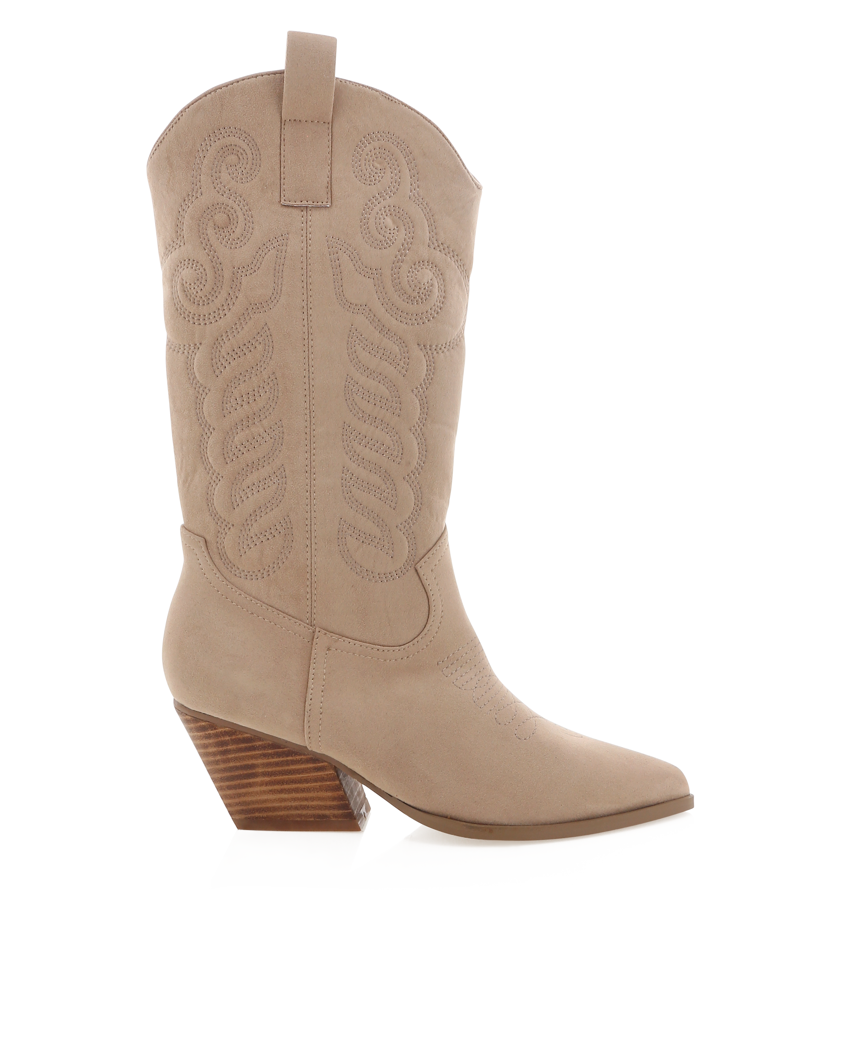 BILLINI ZAYLIA WESTERN BOOTS - PORCINI SUEDE