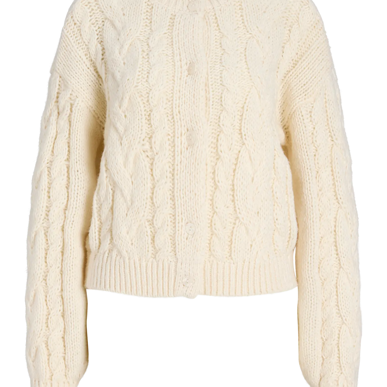 JJXX MAGDA KNIT CARDIGAN - BONE WHITE