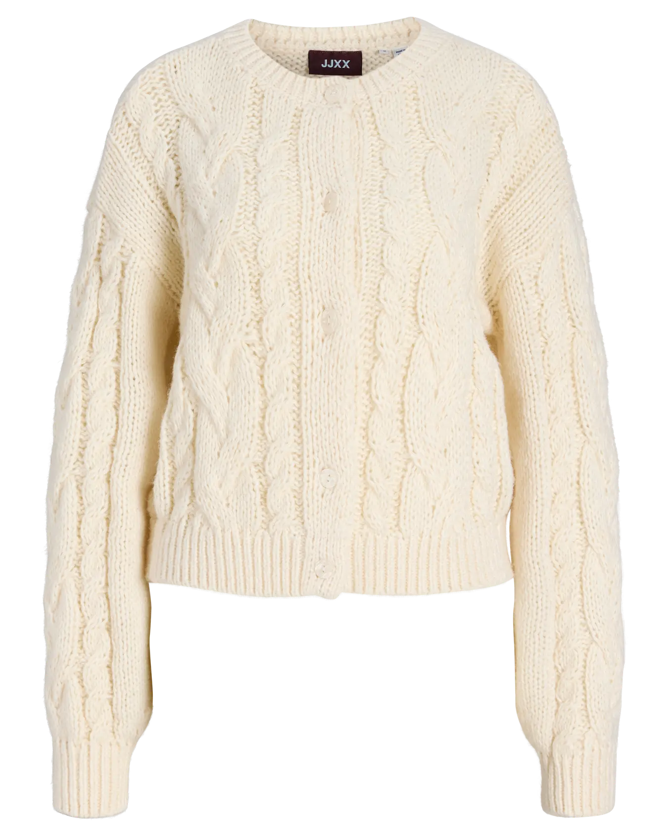JJXX MAGDA KNIT CARDIGAN - BONE WHITE