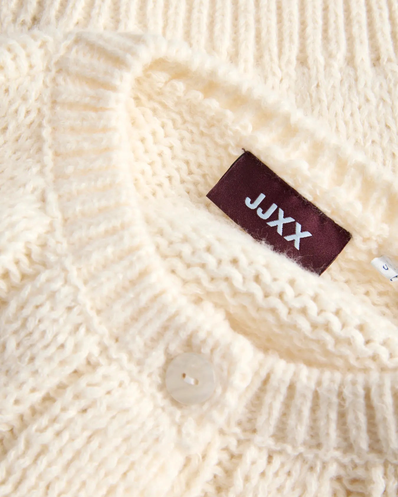 JJXX MAGDA KNIT CARDIGAN - BONE WHITE