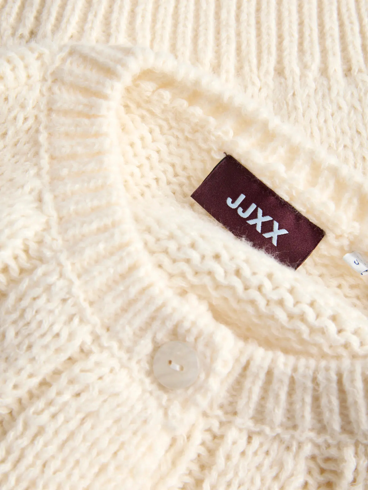JJXX MAGDA KNIT CARDIGAN - BONE WHITE