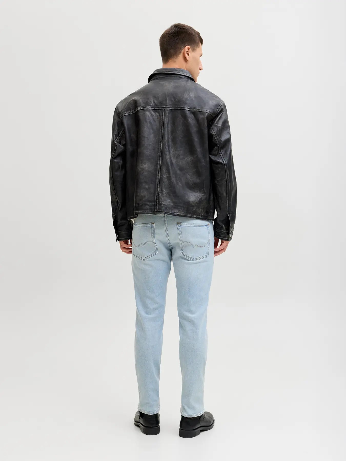 JJ CLARK REG FIT JEANS - BLUE DENIM