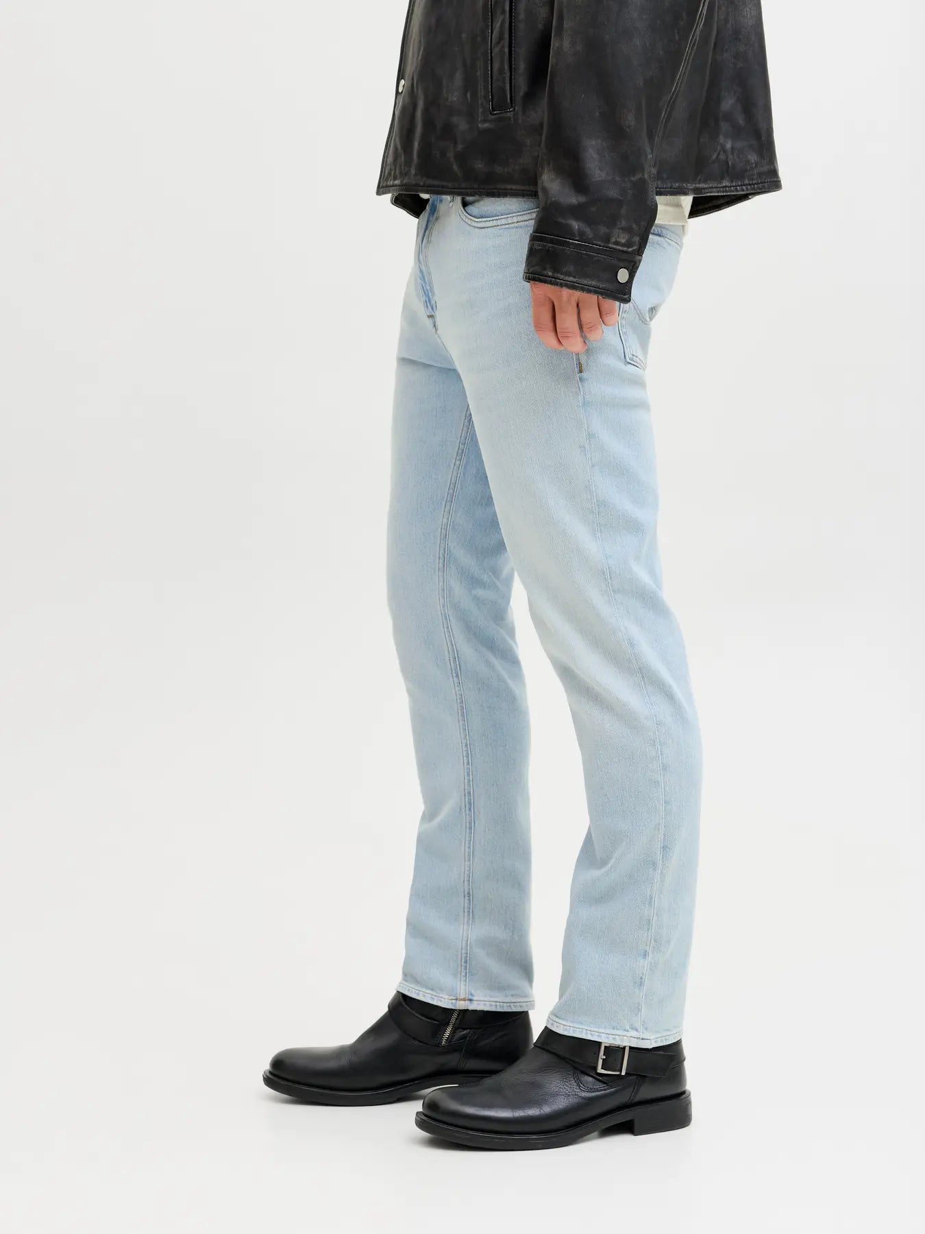 JJ CLARK REG FIT JEANS - BLUE DENIM