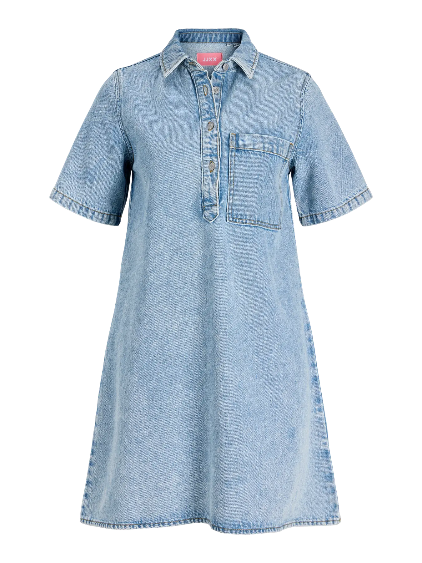 JJXX AMARA DENIM DRESS - LIGHT WASH