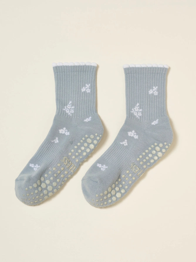 EFFORTLESS CLUB GRIP SOCKS - DENIM