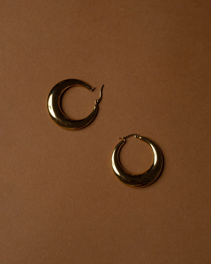 EMILIA XL VOLUPTUOUS HOOPS - GOLD