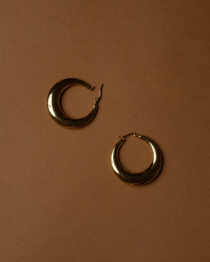 EMILIA XL VOLUPTUOUS HOOPS - GOLD