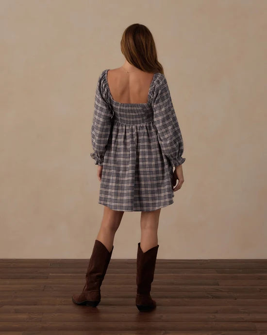 RYLEE + CRU NALA DRESS - WINTER PLAID