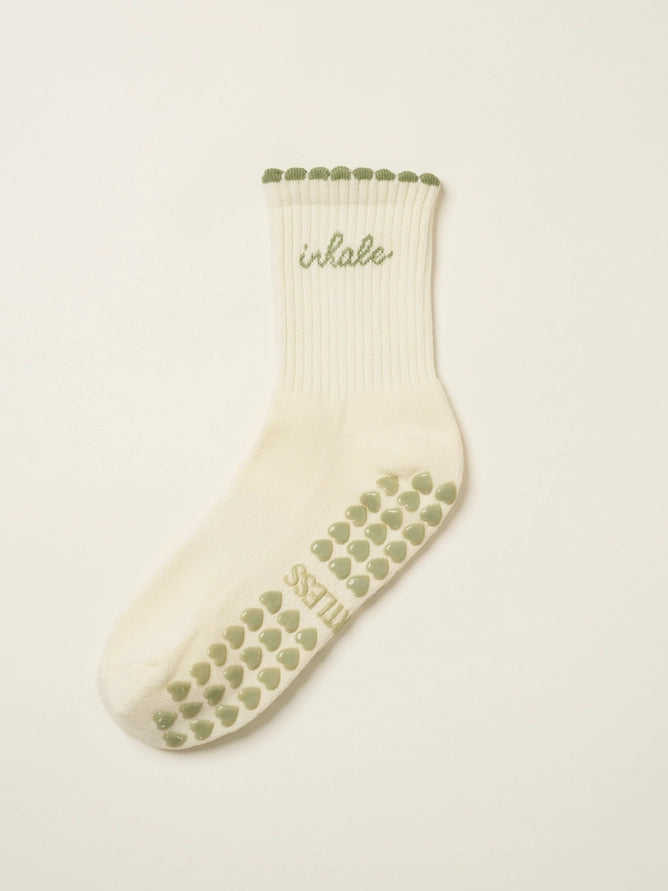 EFFORTLESS CLUB GRIP SOCKS - MATCHA