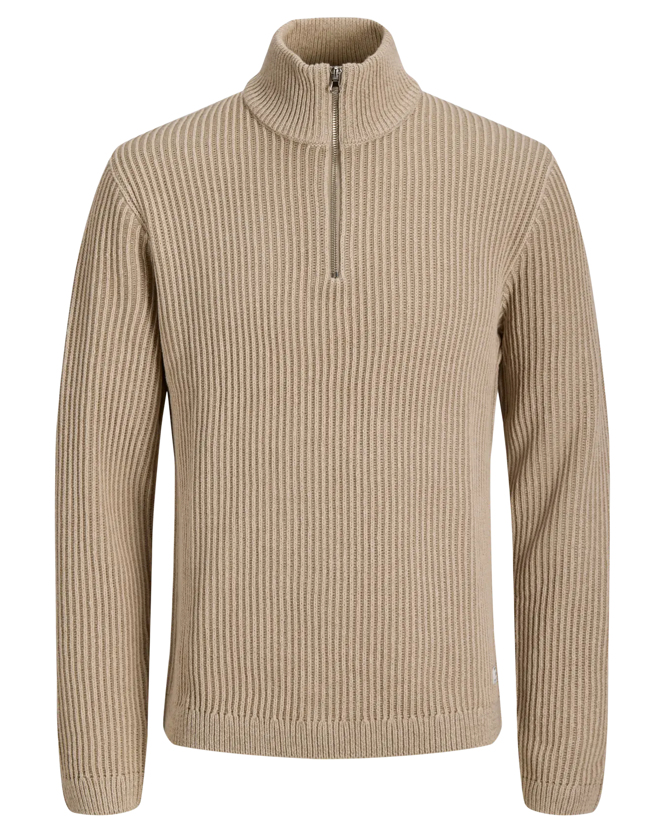 JJ DOVER KNIT HALF ZIP PULLOVER - MOONBEAM
