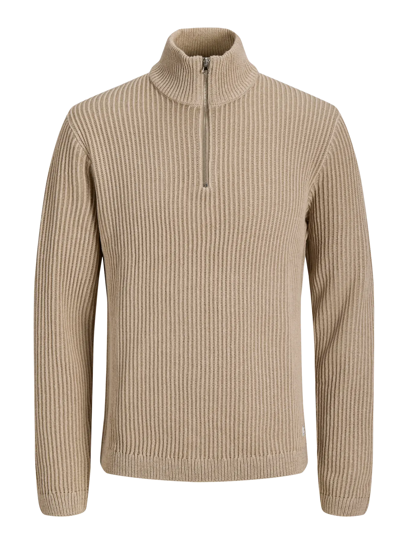 JJ DOVER KNIT HALF ZIP PULLOVER - MOONBEAM