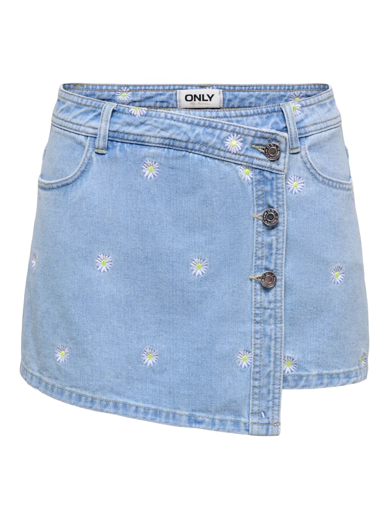 ONLY LESLEY DAISY SKORT - LIGHT BLUE DENIM