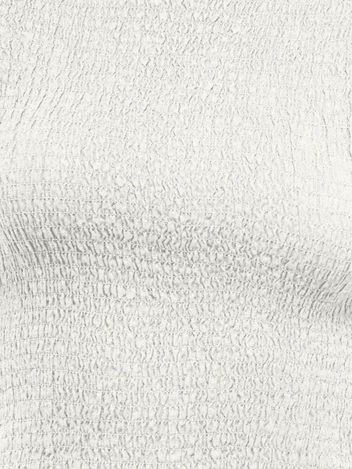 ONLY GOA LINEN BALLOON DRESS - CLOUD DANCER