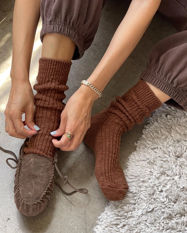 LE BON SHOPPE COTTAGE SOCKS - BEAR