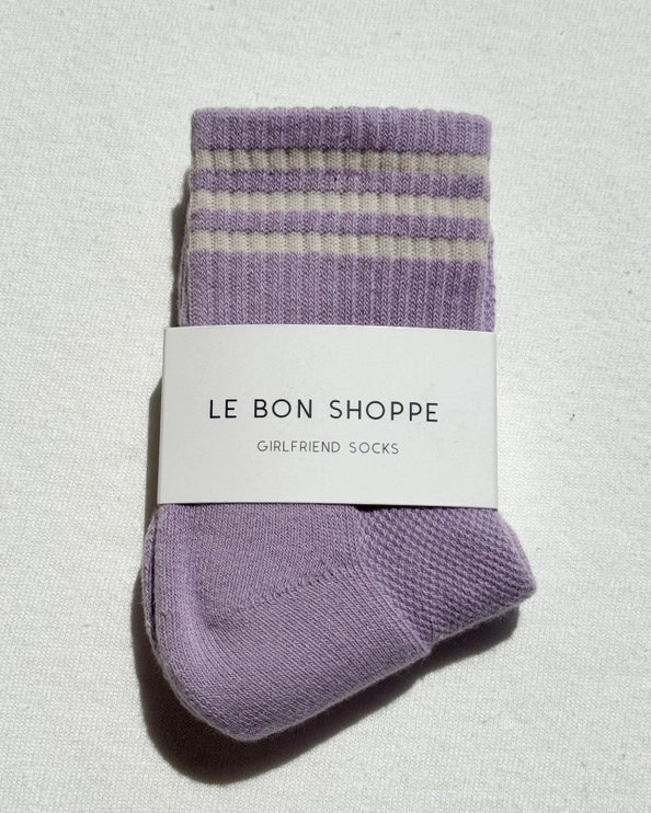 LE BON SHOPPE GIRLFRIEND SOCKS - IRIS