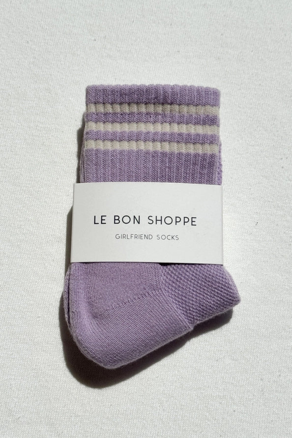 LE BON SHOPPE GIRLFRIEND SOCKS - IRIS