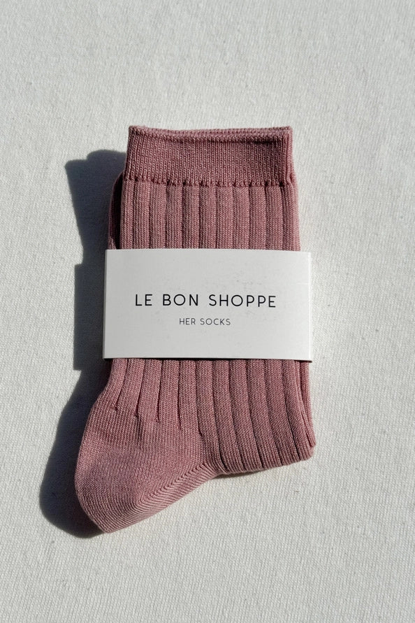 LE BON SHOPPE HER SOCKS - DESERT ROSE