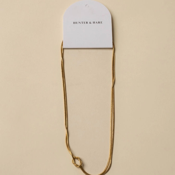THE KNOT NECKLACE - GOLD