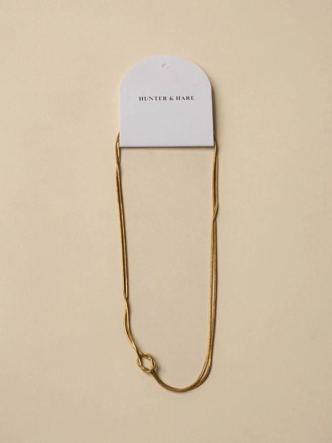 THE KNOT NECKLACE - GOLD